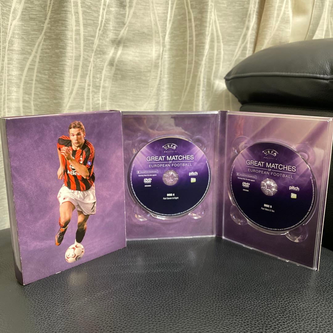 中古品DVD GREAT MATCHES OF EURO サッカー5枚入りセット