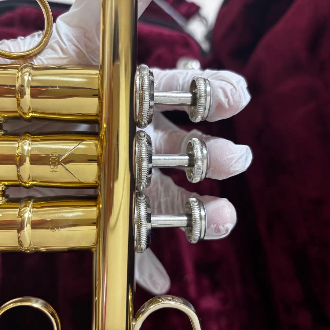 【ほぼ未使用】BRIILER トランペット ケース・付属品付き 初心者向け