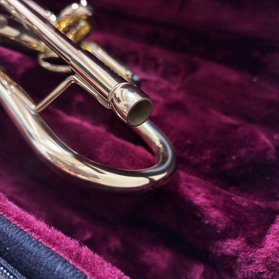 【ほぼ未使用】BRIILER トランペット ケース・付属品付き 初心者向け