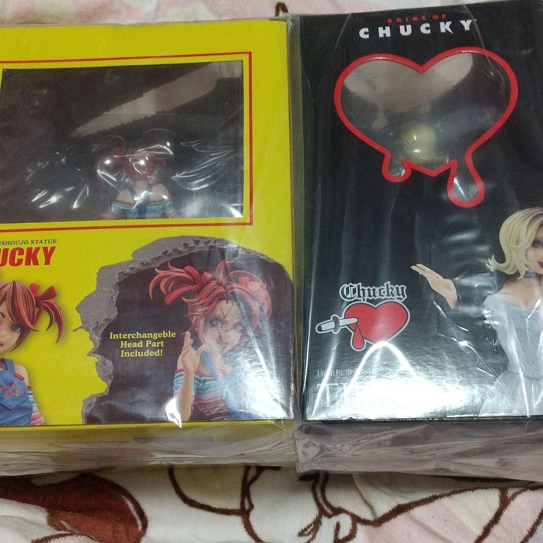 希少 チャイルド・プレイ チャッキー＆ティファニーフィギュア　2体セット 美少女