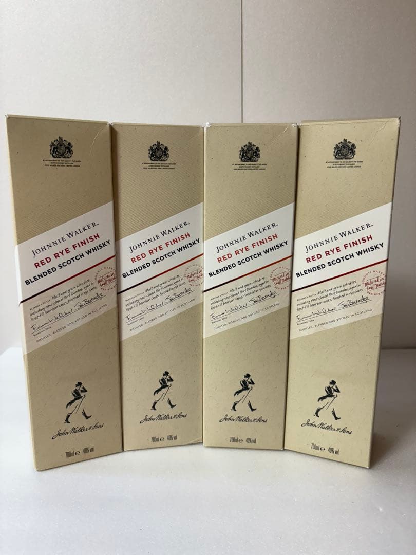 ジョニーウォーカーレッドライフィニッシュ4本
