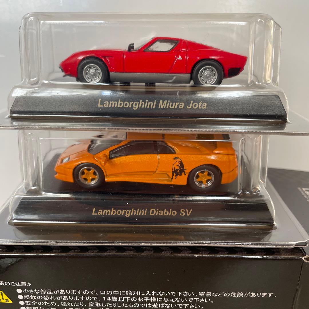京商 1/64 ランボルギーニ 22台(イオタ，ミウラ，カウンタック等)