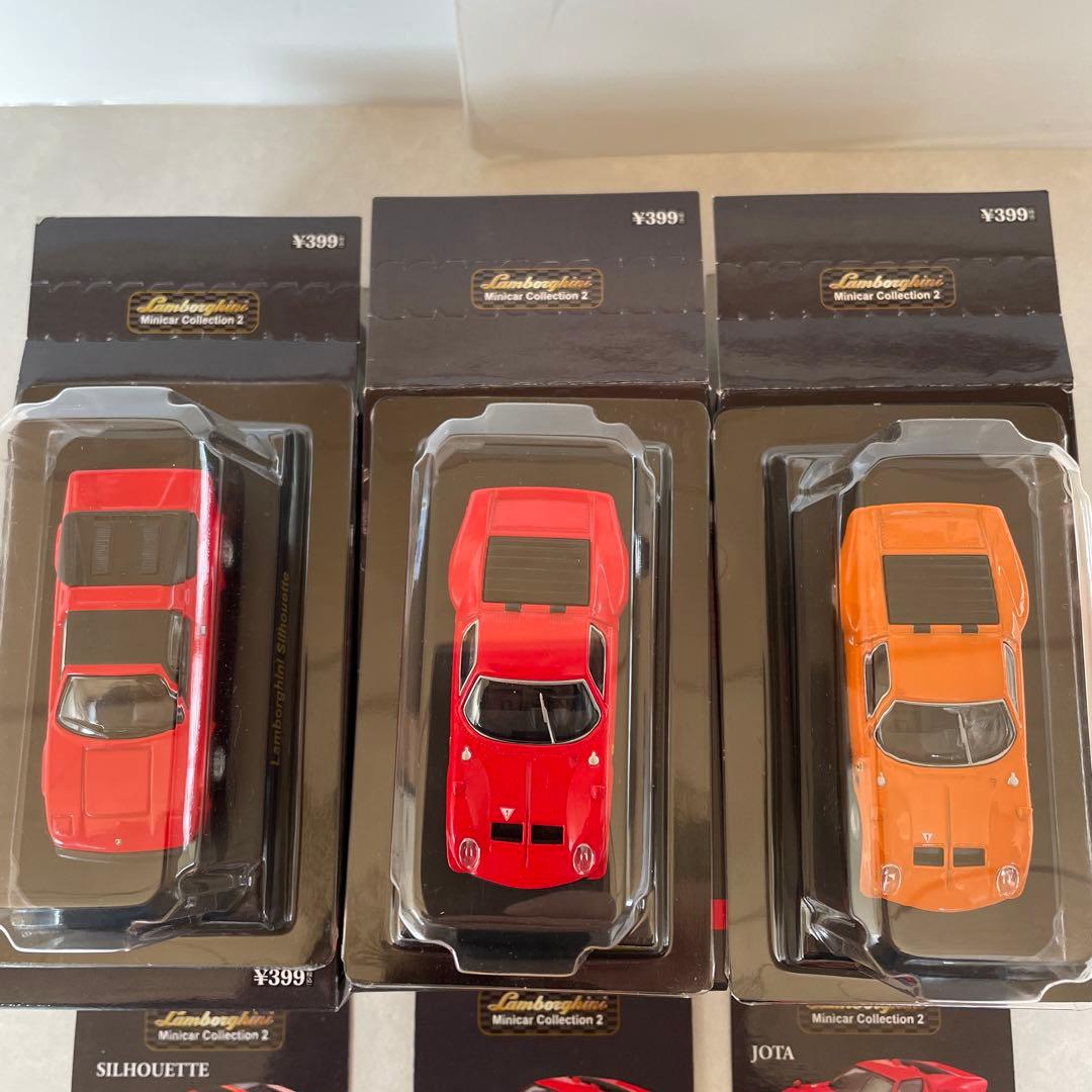 京商 1/64 ランボルギーニ 22台(イオタ，ミウラ，カウンタック等)