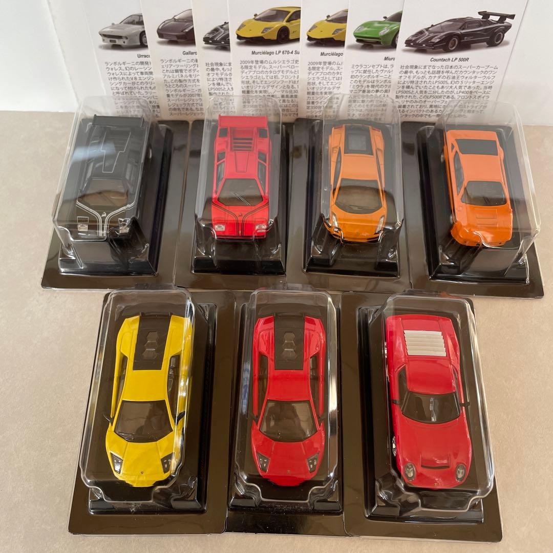 京商 1/64 ランボルギーニ 22台(イオタ，ミウラ，カウンタック等)