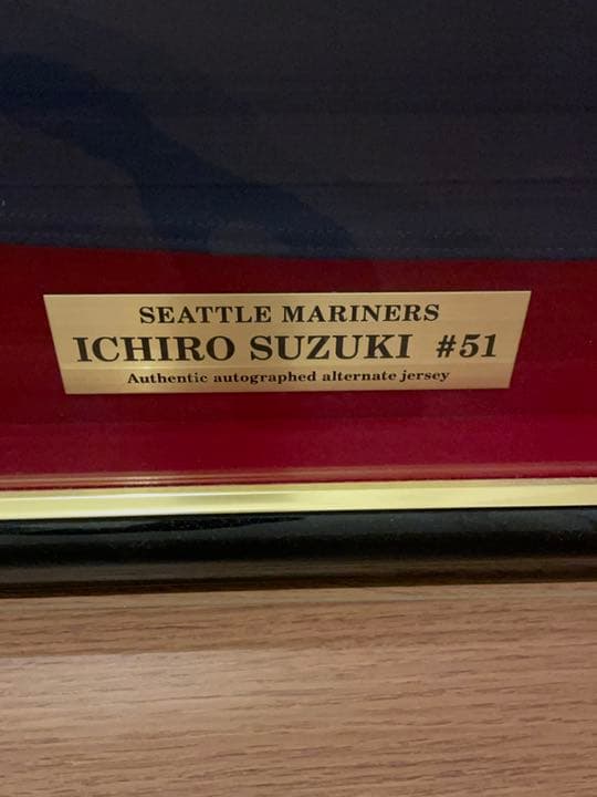 MLB イチロー　直筆サイン入り　ルーキーイヤー　ジャージ　UDA 証明書　限定