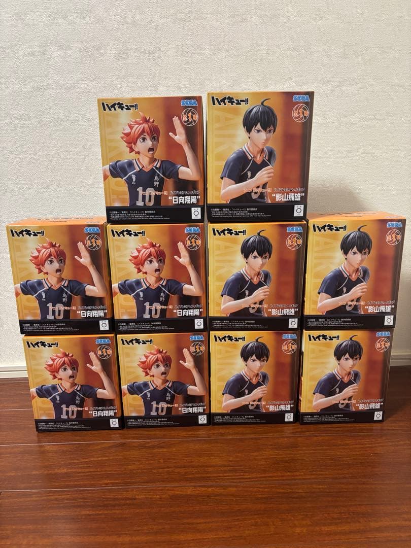 ハイキュー!! ハイプレミアムフィギュア　日向翔陽　影山飛雄　10体セット