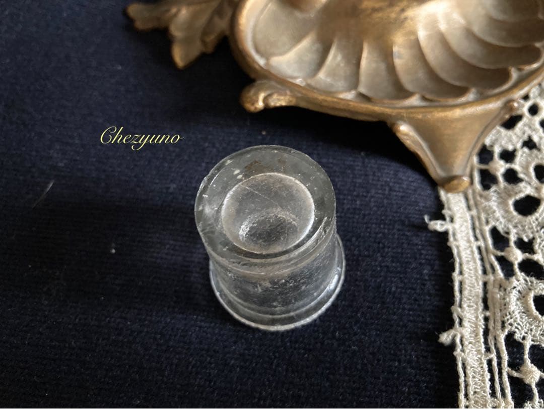 インクホルダー カリグラフィー 真鍮 ブロンズ フランスアンティーク