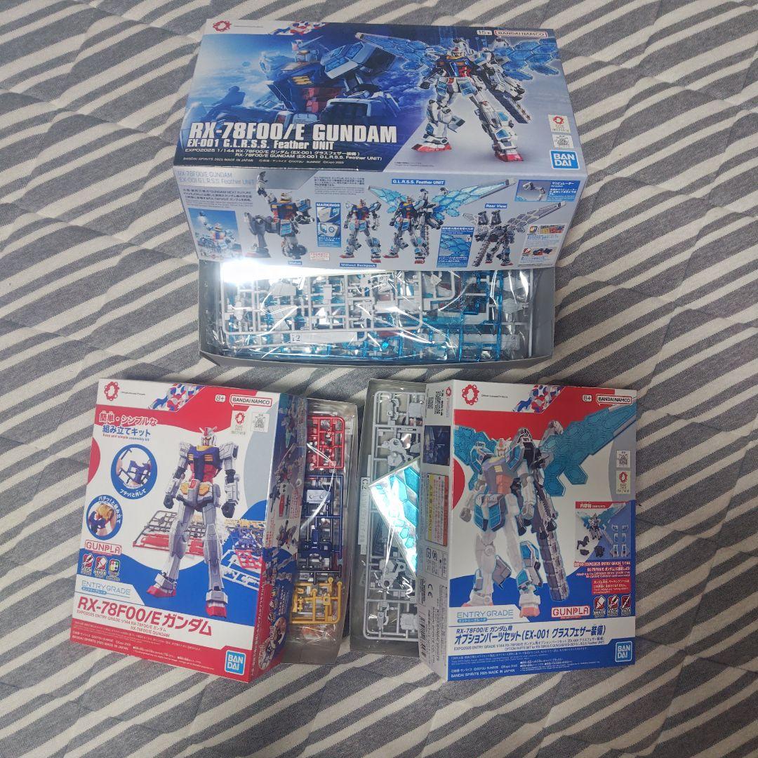 ガンプラ EXPO2025 RX78F00/E ガンダム(グラスフェザー装備)