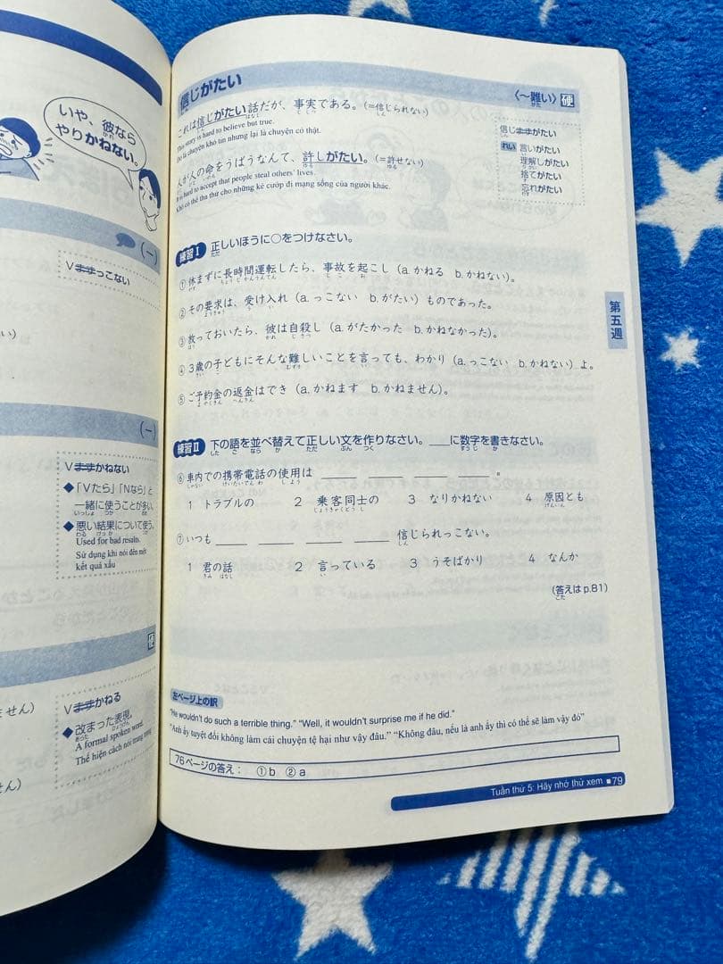 日本語総まとめN1-N2-N3-N4-N5（ベトナム語・英語版） 18冊セット