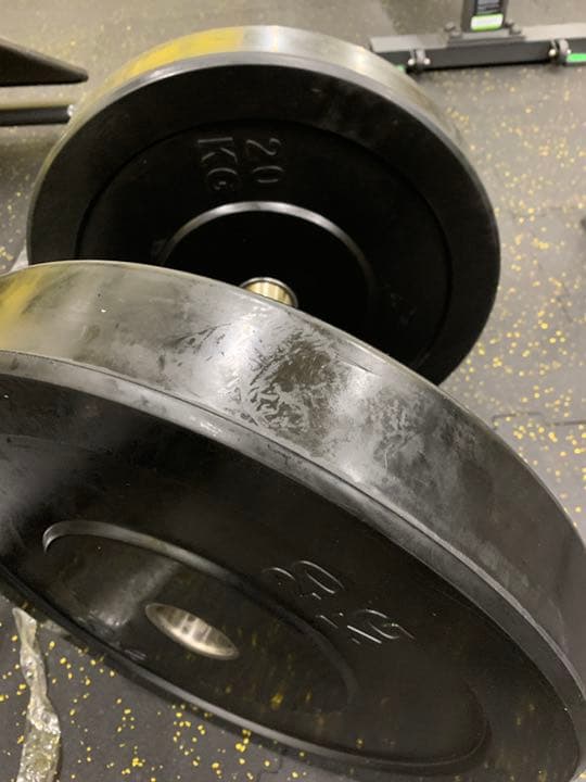 バンパープレート　20kg 4枚