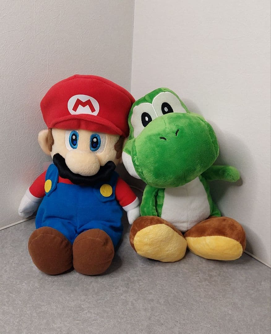 スーパーマリオ マリオパーティ5 マリオ ヨッシー ぬいぐるみ 2003年