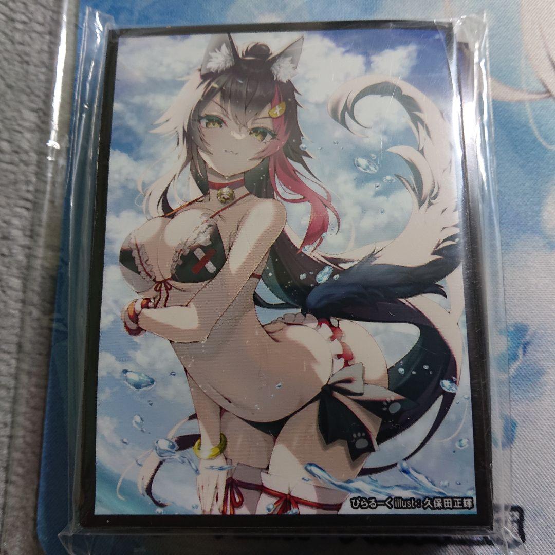 α1 ホロライブ 水しぶき&水着 大神ミオ スリーブ&プレイマット