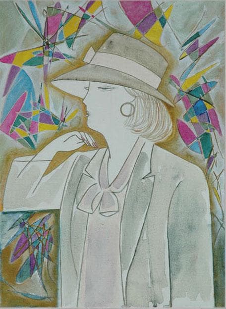 油絵 菅家令子 絵 絵画 インテリア 額付(銀) F4-071412 人物 女性