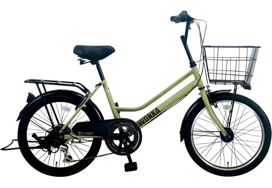 【引き取り限定】WONKA MINI 20インチ ミニベロ 自転車 マットカーキ