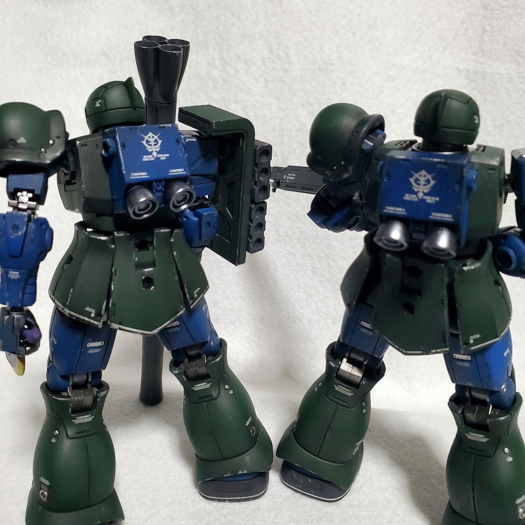 全塗装 完成品 ＨＧ 1/144 ザクI デニム／スレンダー2機セット