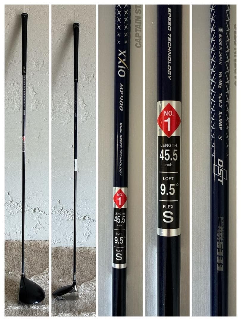 左 レフティ XXIO 9 ゼクシオ MP900 9.5° 単品 ドライバー S