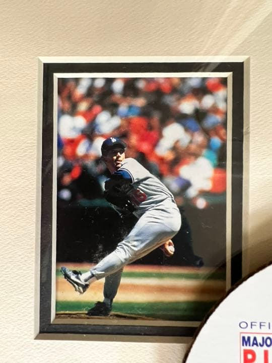 ロサンゼルス　ドジャース・野茂英雄・パネル・額装