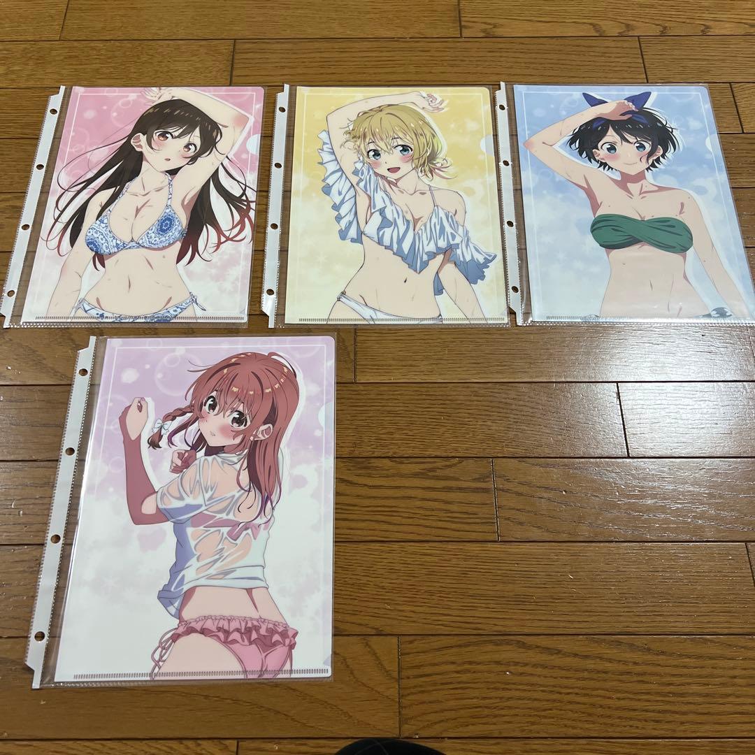 彼女、お借りします かのかり クリアファイル セット