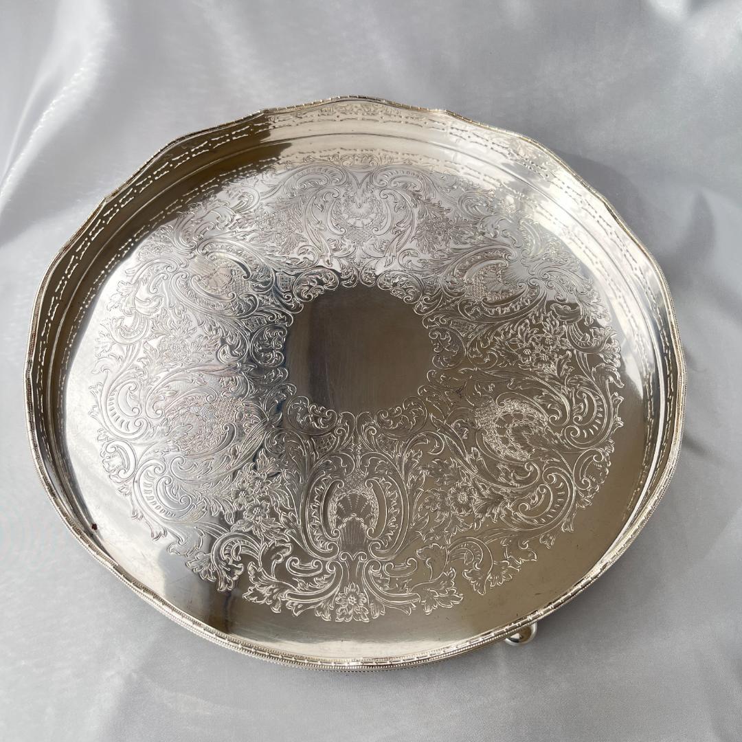 【Mappin & Webb】ギャラリートレー 37cm マッピンアンドウェッブ