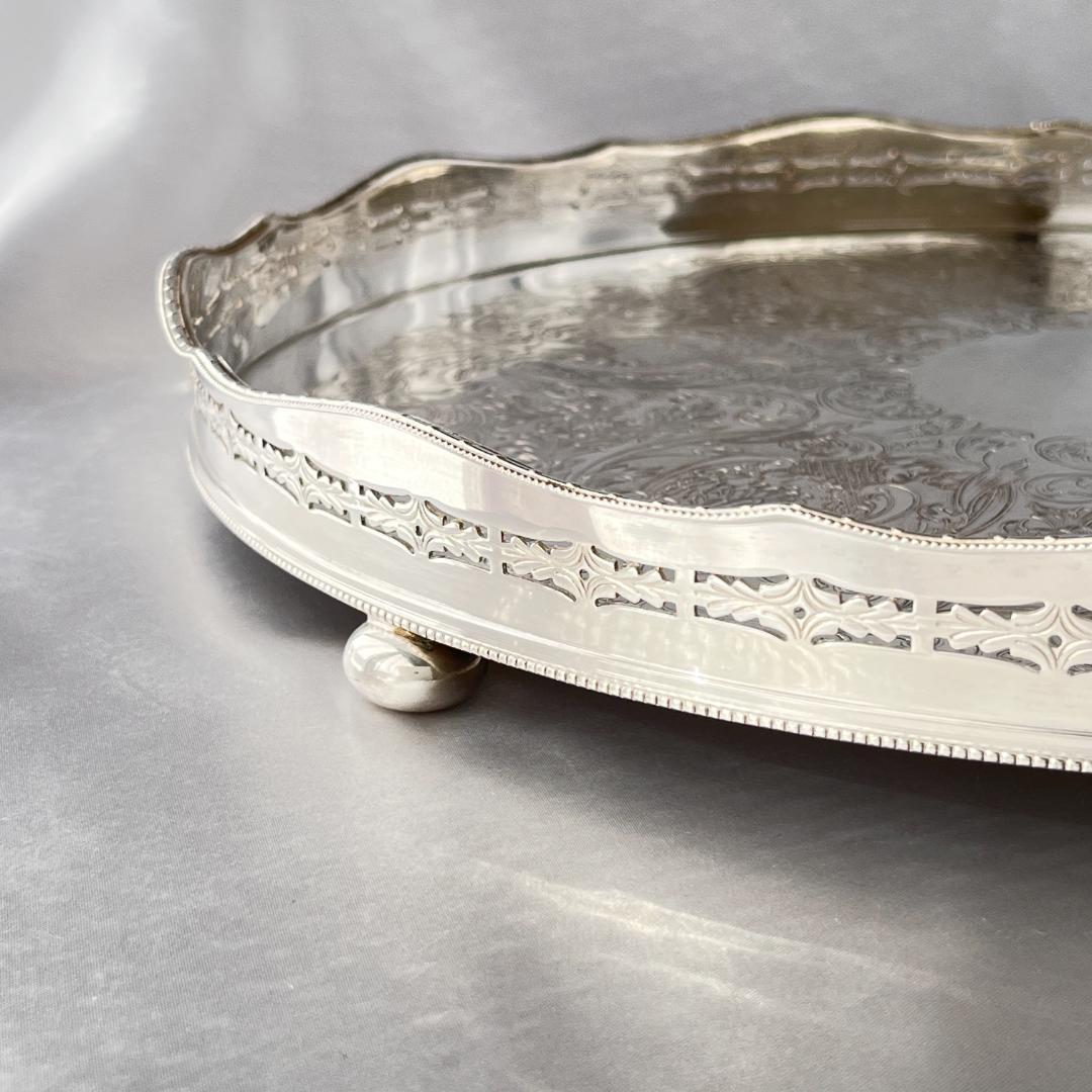 【Mappin & Webb】ギャラリートレー 37cm マッピンアンドウェッブ