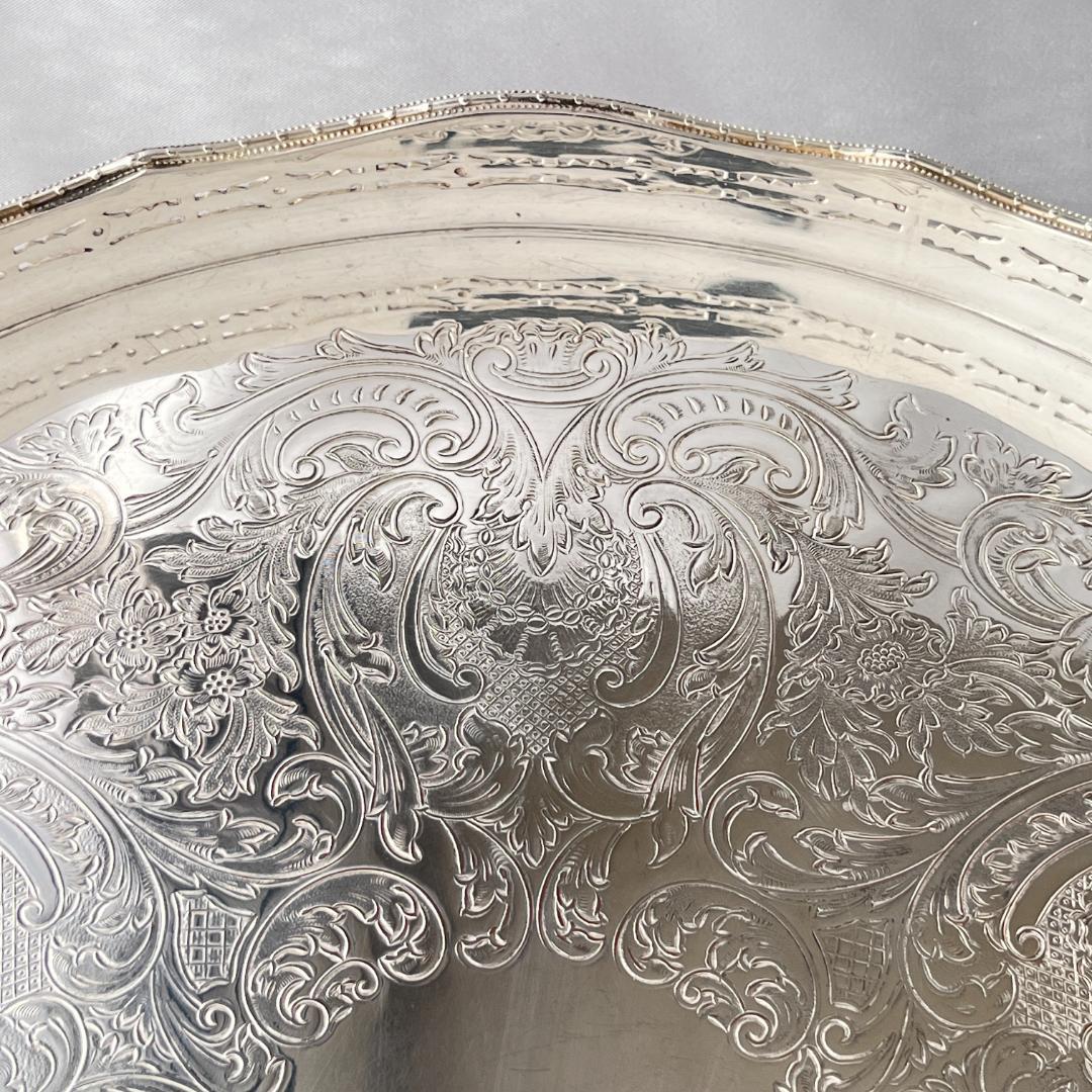 【Mappin & Webb】ギャラリートレー 37cm マッピンアンドウェッブ