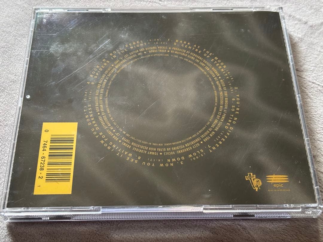 レアOzzy Osbourne jake e leeサインCDオジーオズボーン