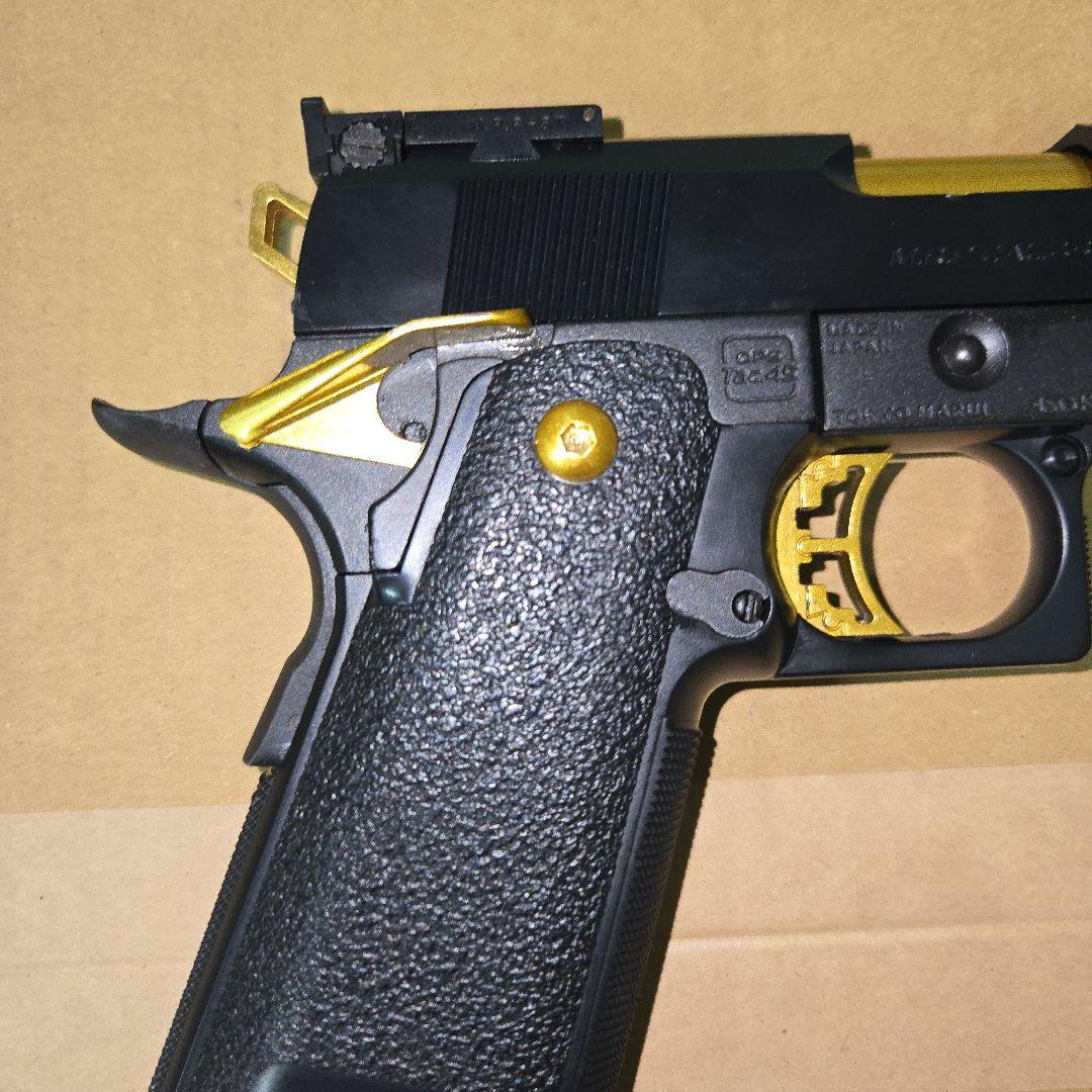 東京マルイ ガスガン　ハイキャパ5.1 ゴールドマッチ　マガジン2個付