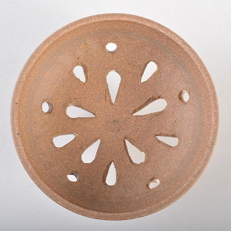 肥前　くろかみ窯　小野竹春作　花文　香炉　共箱　C　R7327