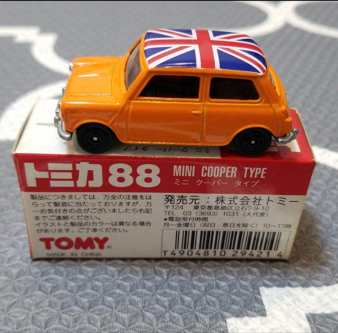 赤箱トミカ 88-2-？ミニクーパー ミニカー大百科・バリエーションノート未掲載