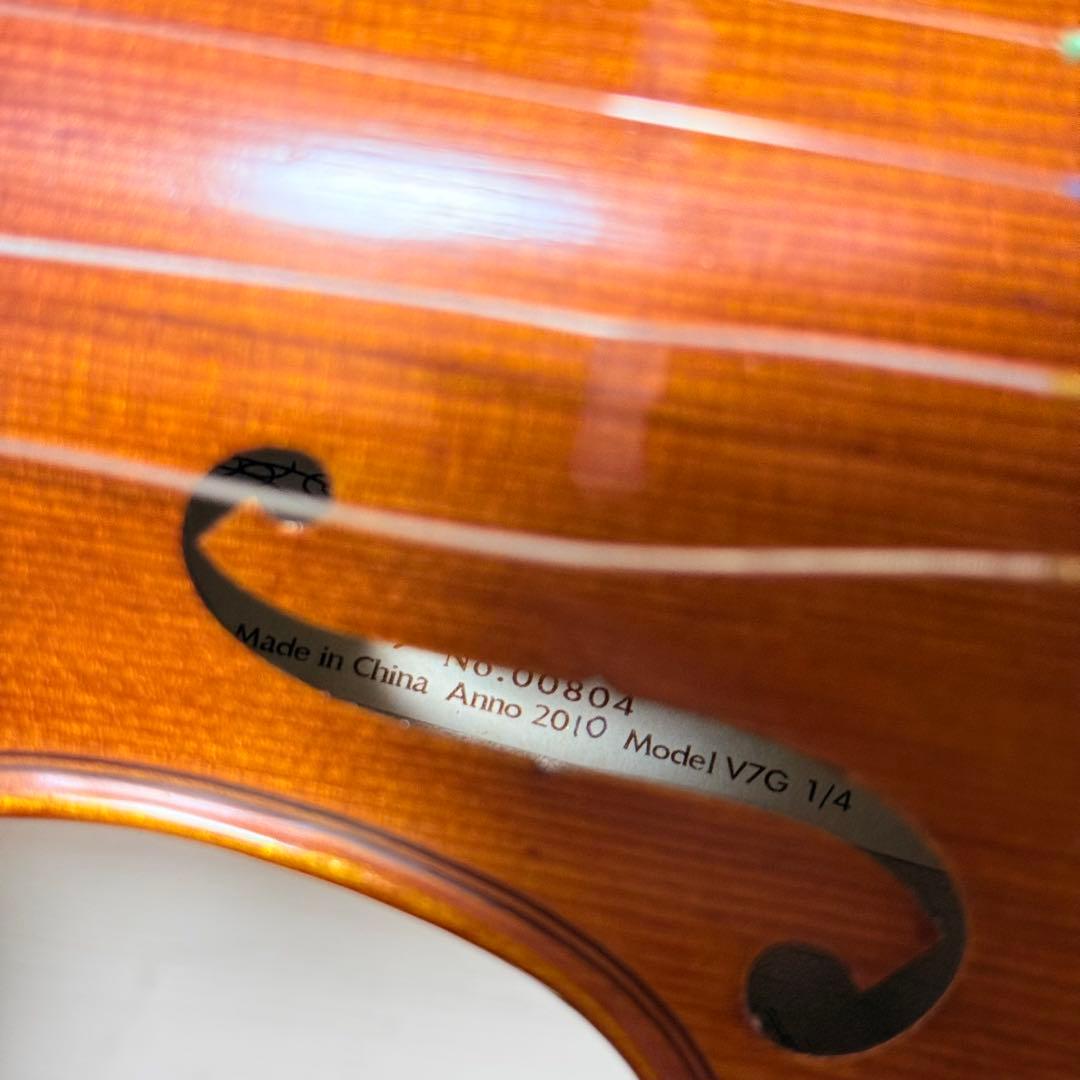 美品　バイオリン YAMAHA V7G 1/4 子供用 初心者 入門　虎杢