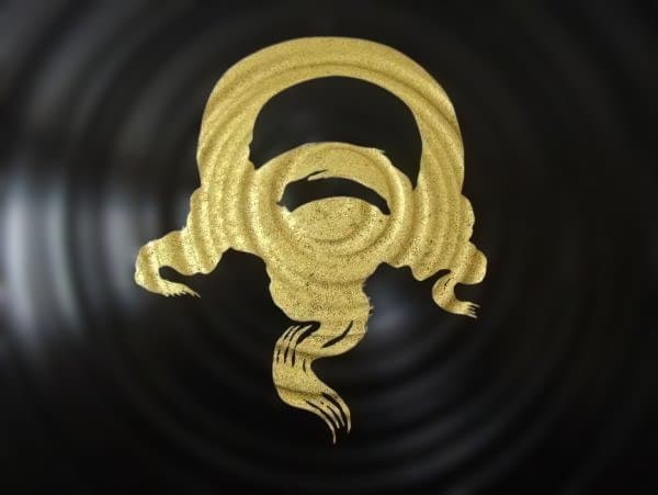 裏千家 今日庵好 玉盆 金蒔絵 柳菴 初瀬川作品 京漆器 天然木 本漆器