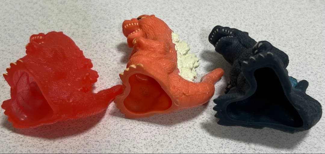 ゴジラ　指人形　怪獣集　東宝　BANDAI