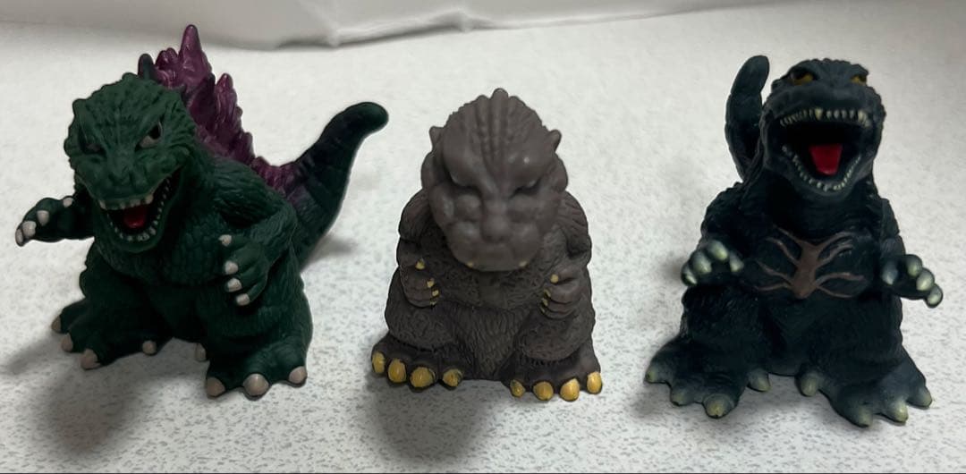 ゴジラ　指人形　怪獣集　東宝　BANDAI