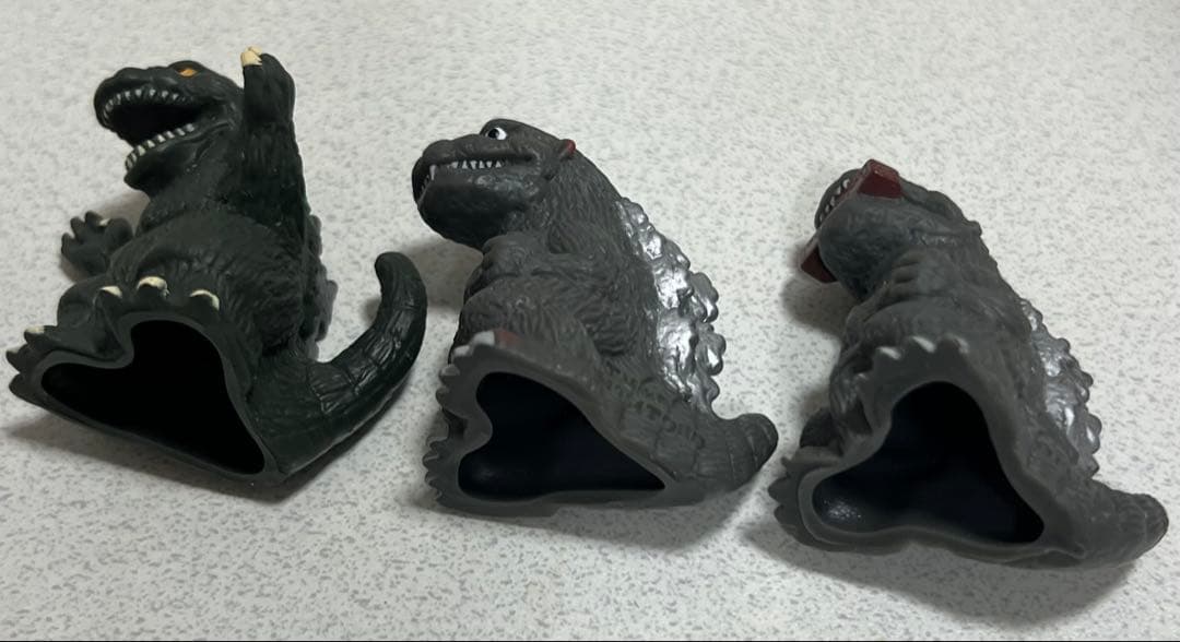 ゴジラ　指人形　怪獣集　東宝　BANDAI