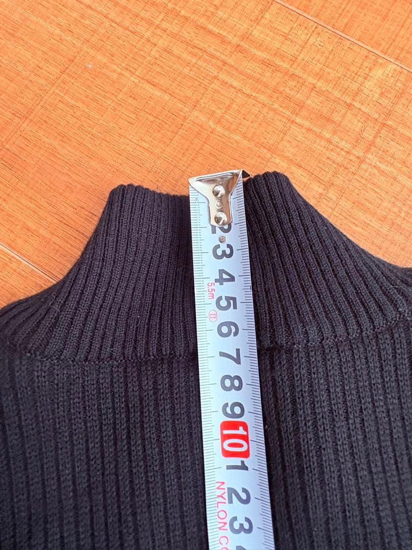 TaylorMade ブラック　ジップアップニットゴルフジャケット