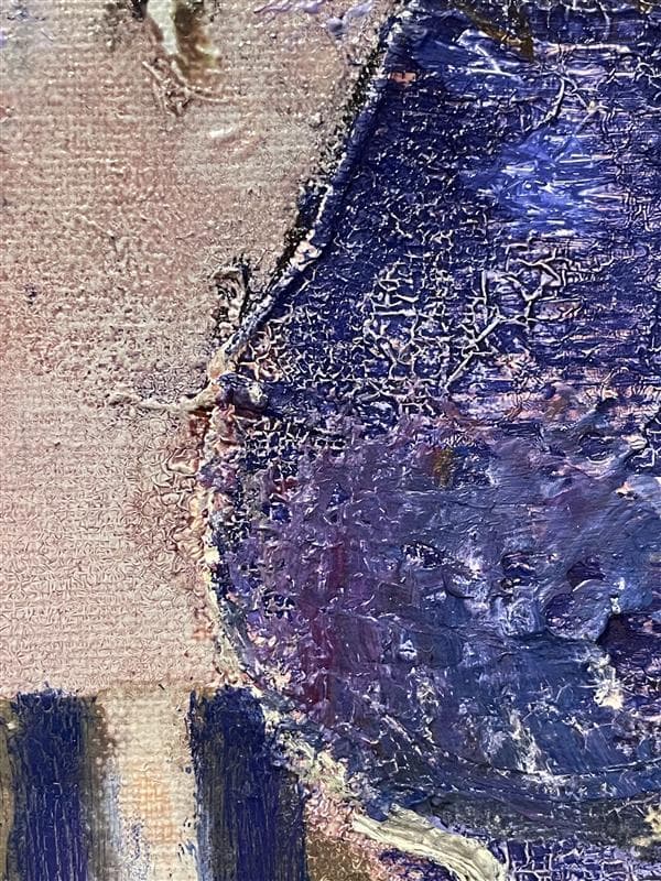 「真作」浦野光江「野菊」静物画　油彩画　額装　サイン有り　SM号