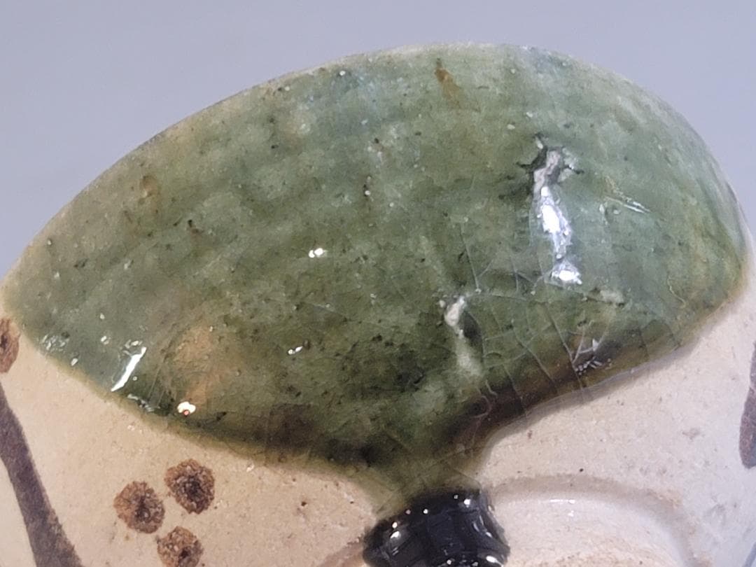 DT392 青織部 碗 五件 共箱 時代物