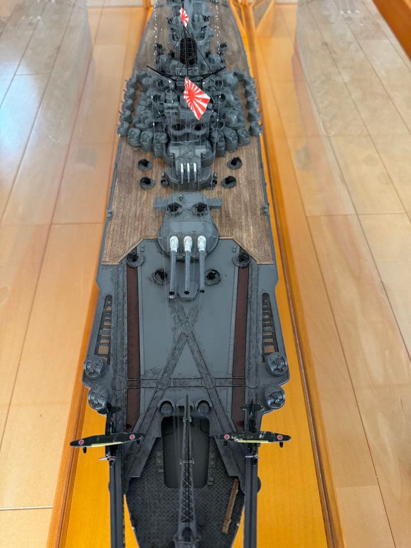 戦艦大和モデル 精密1/250 ディアゴスティーニ完成品　ケース付き　即購入不可