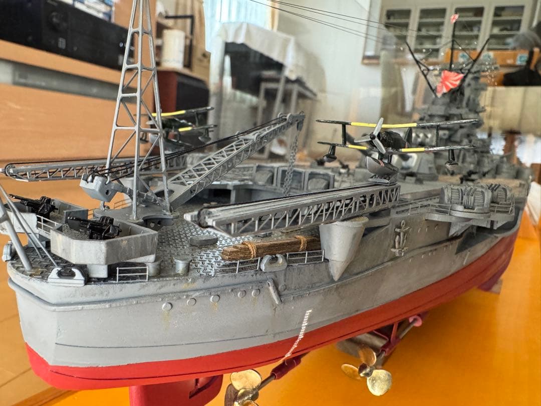 戦艦大和モデル 精密1/250 ディアゴスティーニ完成品　ケース付き　即購入不可