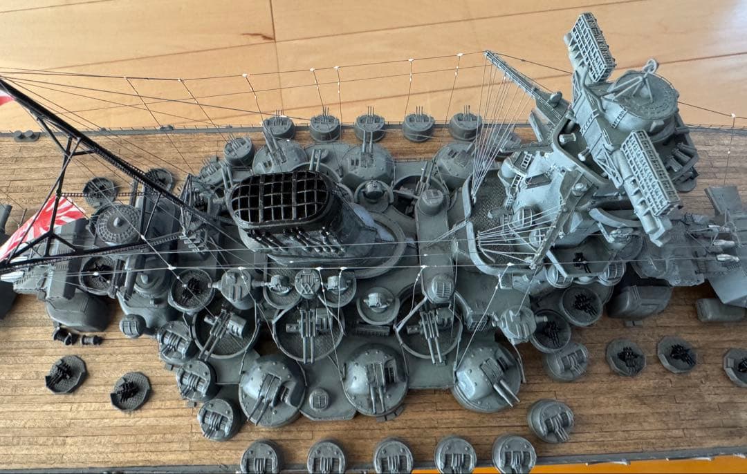 戦艦大和モデル 精密1/250 ディアゴスティーニ完成品　ケース付き　即購入不可