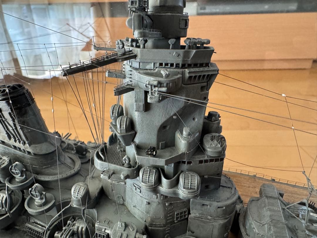 戦艦大和モデル 精密1/250 ディアゴスティーニ完成品　ケース付き　即購入不可