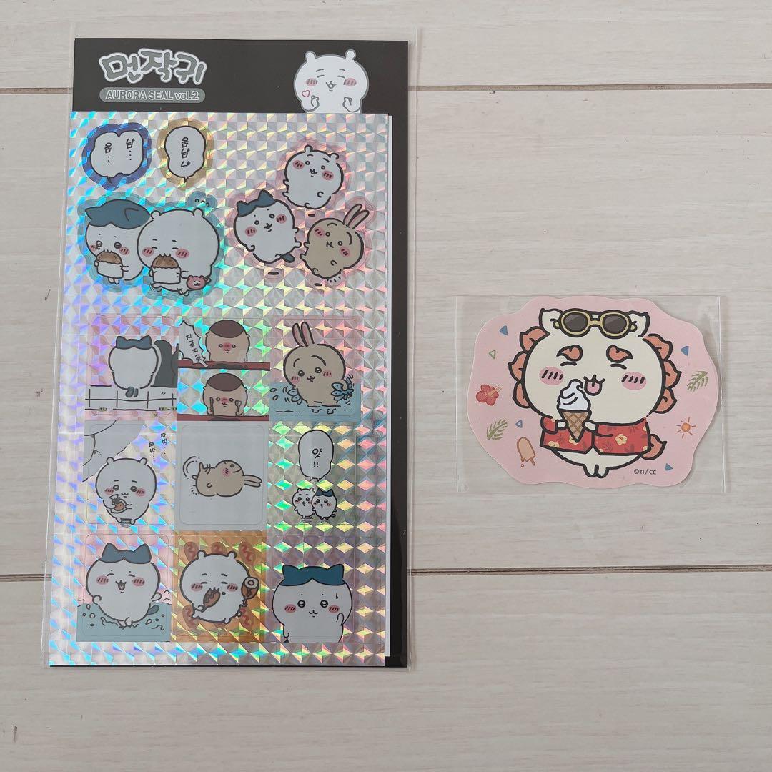 ナガノのくま 自分ツッコミくま ちいかわ 非売品 バッグ 傘 シール ぬいぐるみ