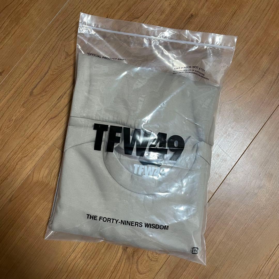 TFW49 クルーネック　スウェット　XL ベージュ　ゴルフ　トレーナー