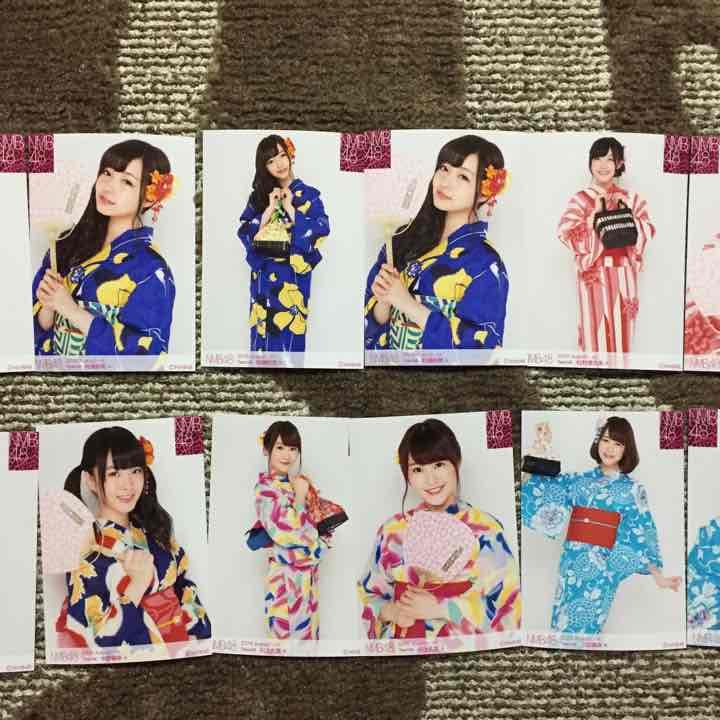 NMB 月別 生写真 2015 8月 コンプ