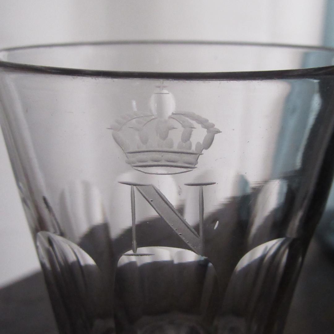 アンティークバカラ　1900年頃「Conique」モノグラム　希少品