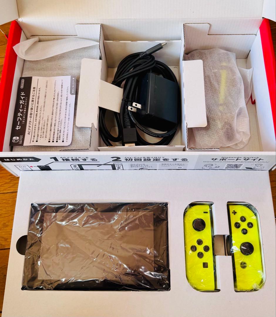 【状態良】Nintendo Switch 本体 イエロー Joy-Con付き