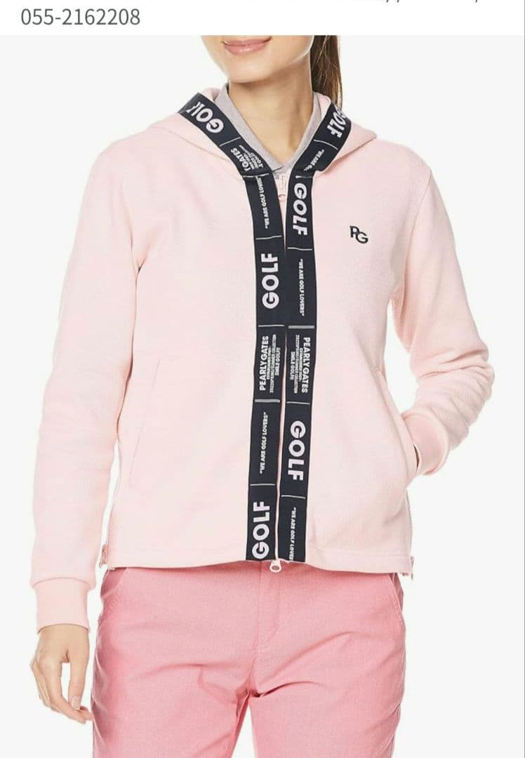 未使用タグ付き　パーリーゲイツ　レディース　パーカー