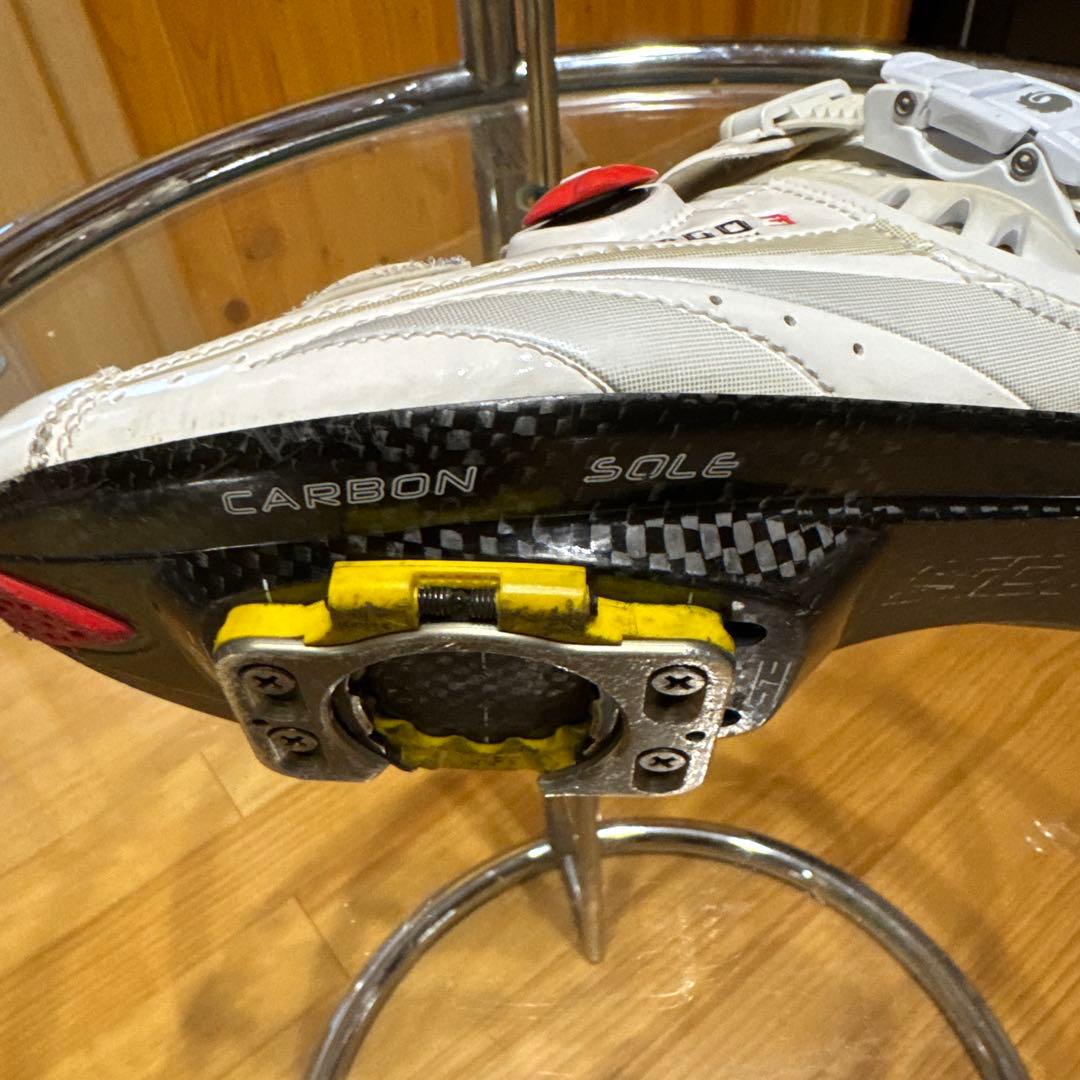 シディ SIDI エルゴ ERGO3カーボン　白 EU41 スピードプレイ専用