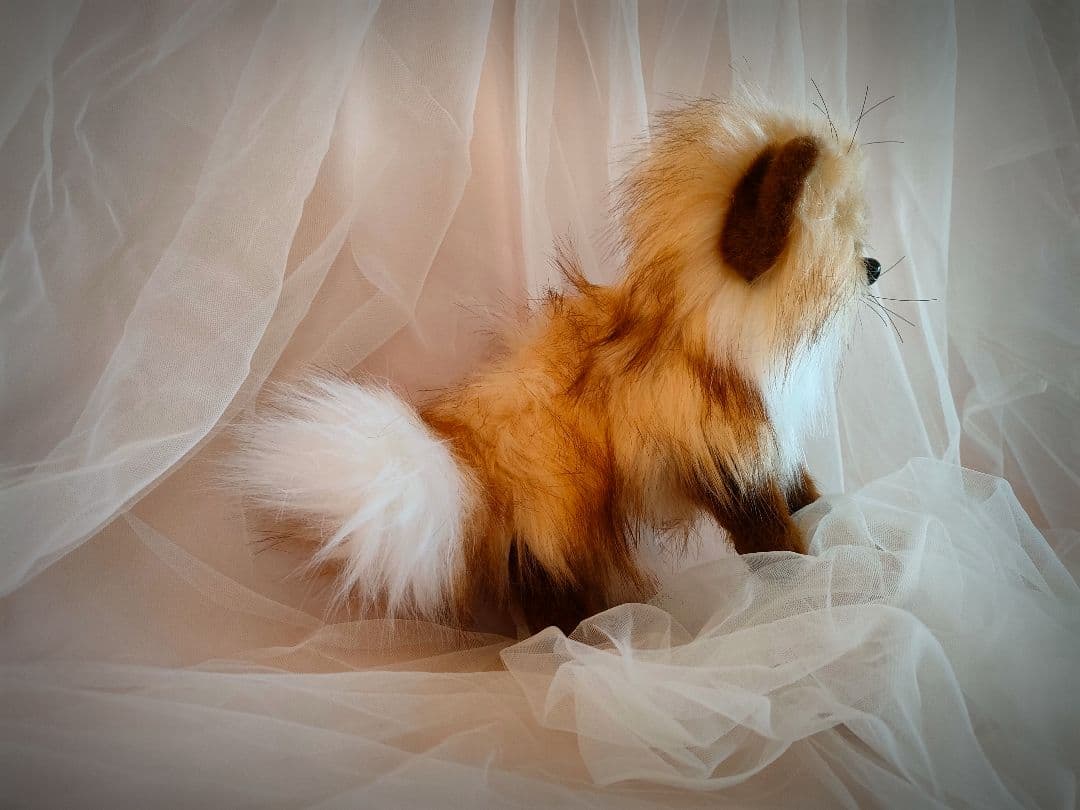 最終値下げ!!✨【人気の海外作家】アートドール　キツネ　ハンドメイド