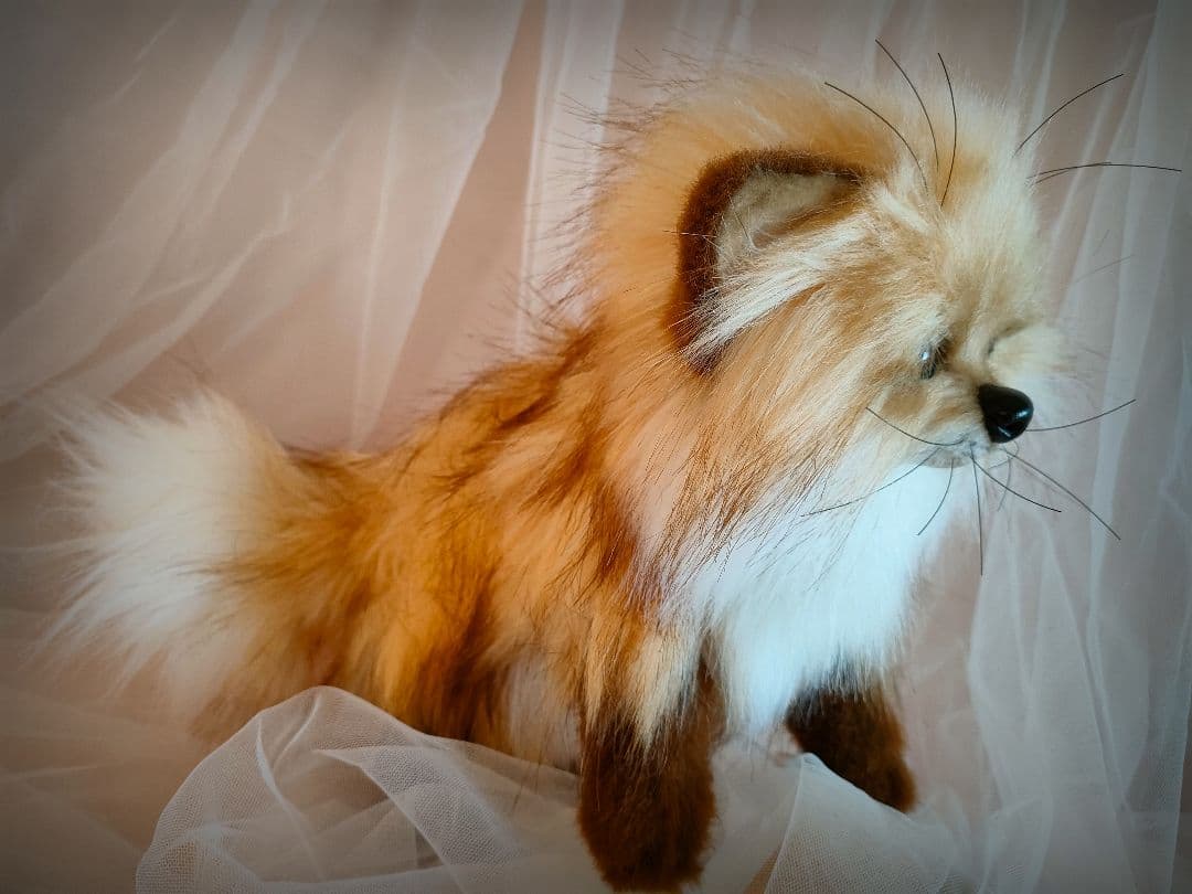 最終値下げ!!✨【人気の海外作家】アートドール　キツネ　ハンドメイド